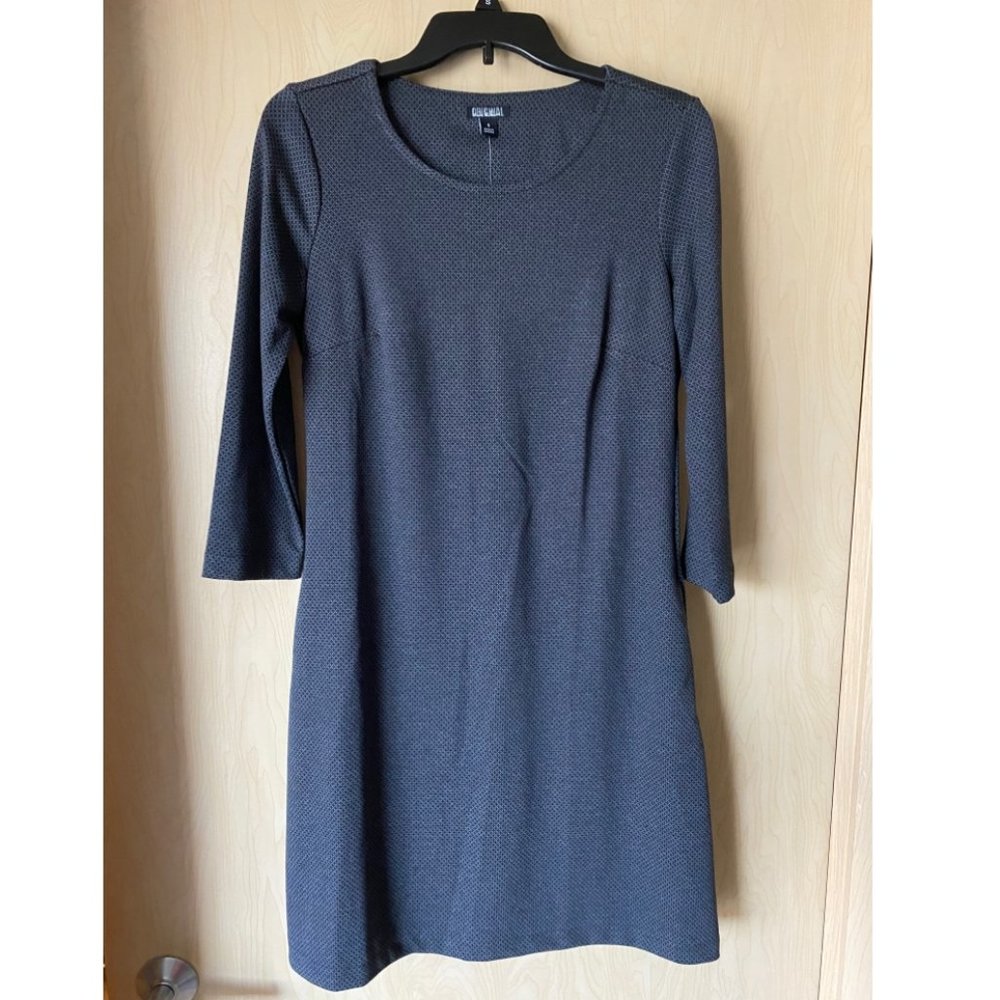 New Nicole Miller Black and White Dress with 3/4 Sleeves (size small)